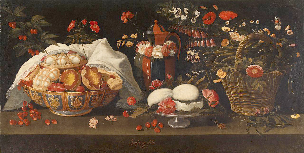 still life with flowers